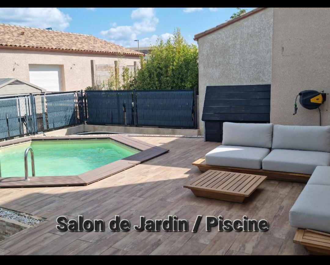 Maison 8 Couchages Clim, Plage A Pied, Petite Piscine Port-la-Nouvelle Exteriör bild