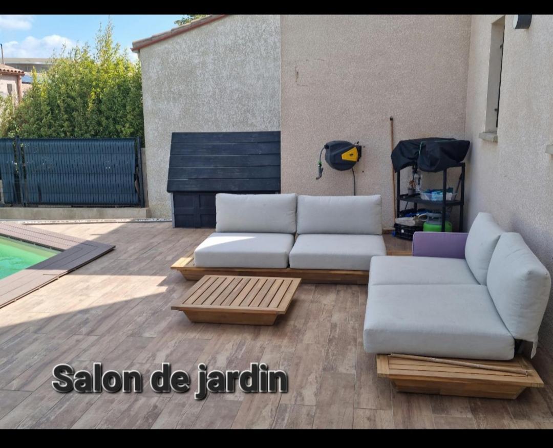 Maison 8 Couchages Clim, Plage A Pied, Petite Piscine Port-la-Nouvelle Exteriör bild