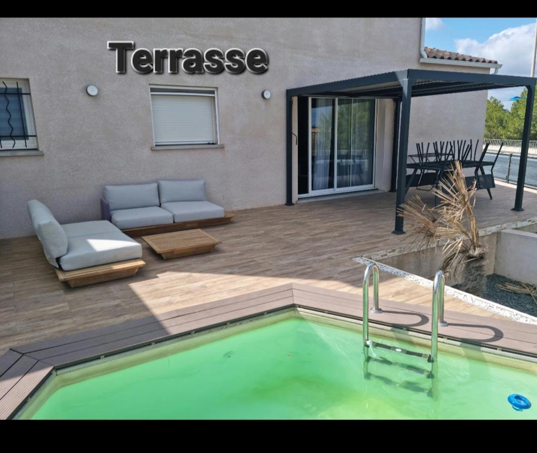 Maison 8 Couchages Clim, Plage A Pied, Petite Piscine Port-la-Nouvelle Exteriör bild